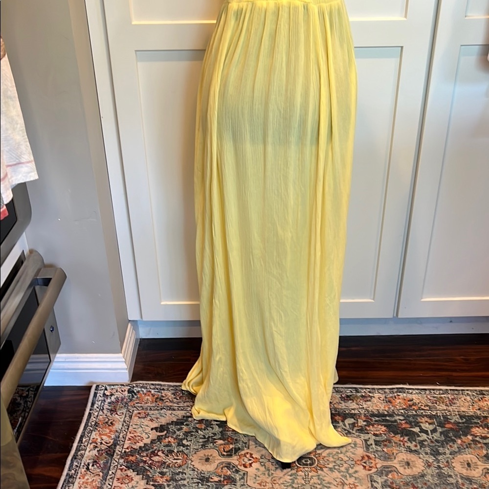 Forever 21 Sunny Yellow Maxi Dress S - Picture 6 of 6